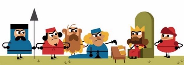 Google присвятив  800-літтю Великої хартії вольностей свій дудл