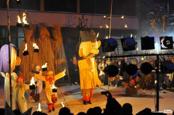 «Різдво у Луцьку»: вражаюче театральне дійство від гостей зі Львова