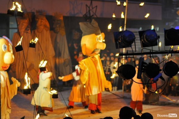 «Різдво у Луцьку»: вражаюче театральне дійство від гостей зі Львова