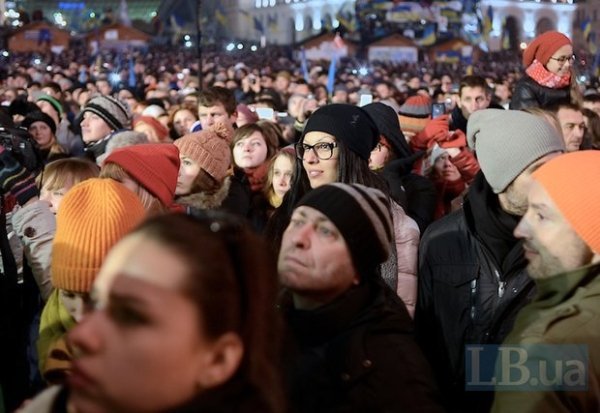 «Океан Ельзи» у золотому складі виступив на Євромайдані. ФОТО. ВІДЕО