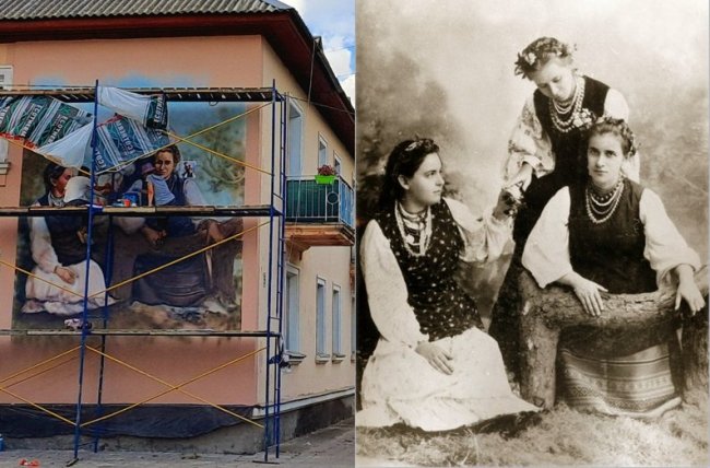 У місті на Волині створюють мурал із трьома українськими письменницями