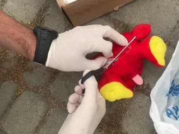 Ведмедик з «сюрпризом»: на Волині викрили канал постачання наркотиків в колонію. ФОТО