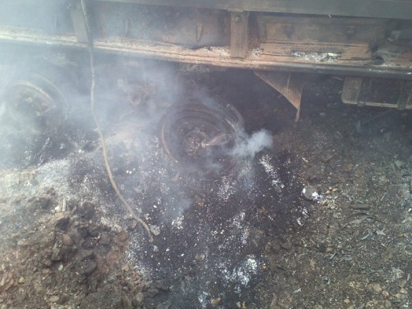 Урал із бійцями АТО підірвався на міні, дивом ніхто не загинув