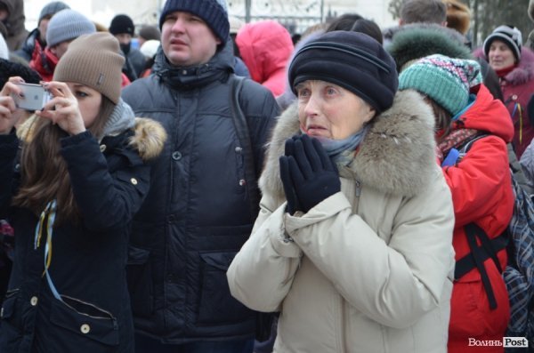 У Луцьку вшанували євромайданівців, убитих в Києві. ФОТО