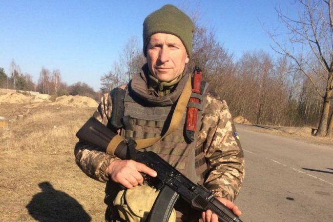 Михайло Ткач під час служби на передовій