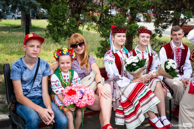 Урочистості з нагоди Дня Конституції в Луцьку. ФОТО