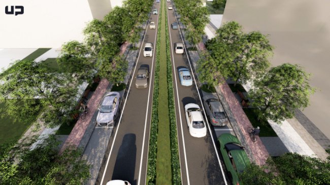 Показали, як може змінитися проспект Грушевського у Луцьку після реорганізації. ФОТО