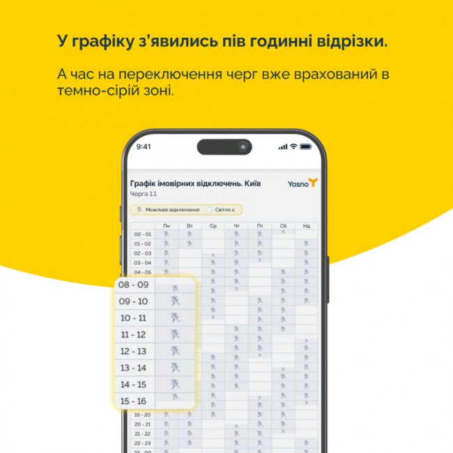 Черги та півчерги: що означають нові графіки відключень на Волині
