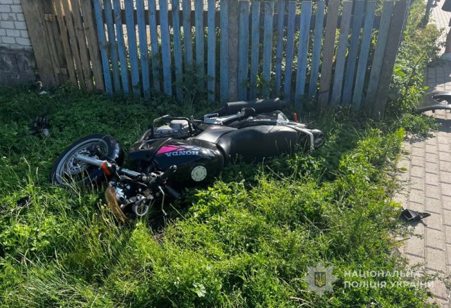 На Волині 33-річна водійка авто збила мотоцикліста