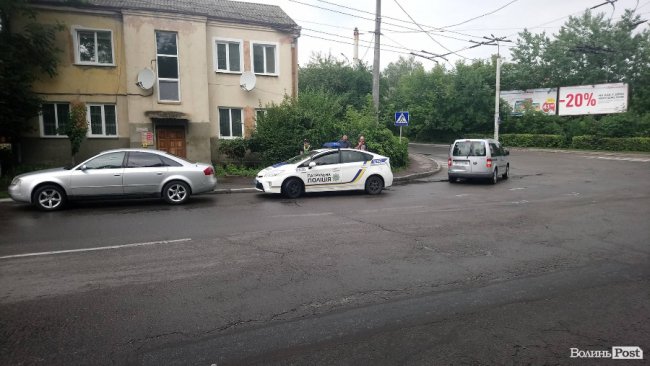 У центрі Луцька – аварія. ФОТО