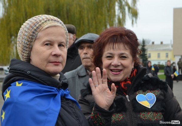 У Луцьку відбувся Євромітинг. ФОТО