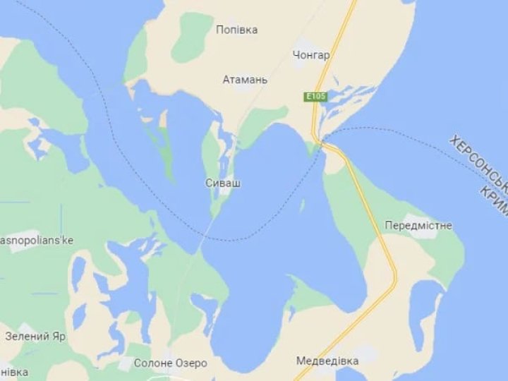 Чонгарський міст знищений, – ЦПД
