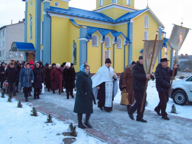 Показали, як святкували Водохреще у Старій Вижівці. ФОТО