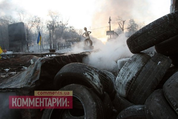 Світанок: барикади у Києві. ФОТО