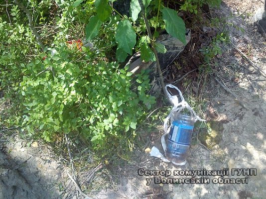 Поліція спіймала бурштинокопачів. ФОТО