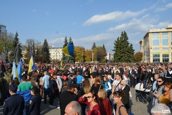 Марш героїв у Луцьку. ФОТО. ВІДЕО
