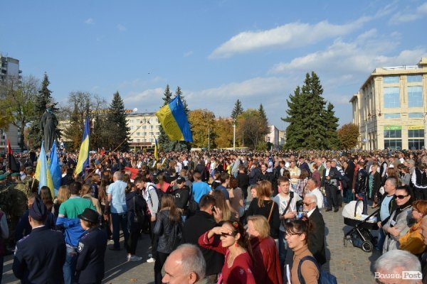 Марш героїв у Луцьку. ФОТО. ВІДЕО