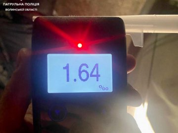 На Волині за добу зловили п'ятьох п’яних водіїв