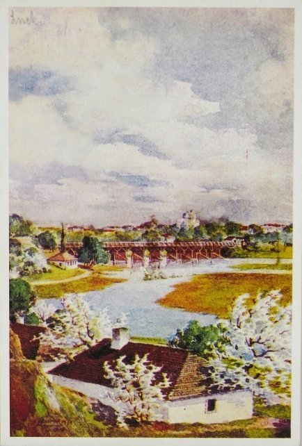 Луцьк на акварелях початку ХХ століття. ФОТО