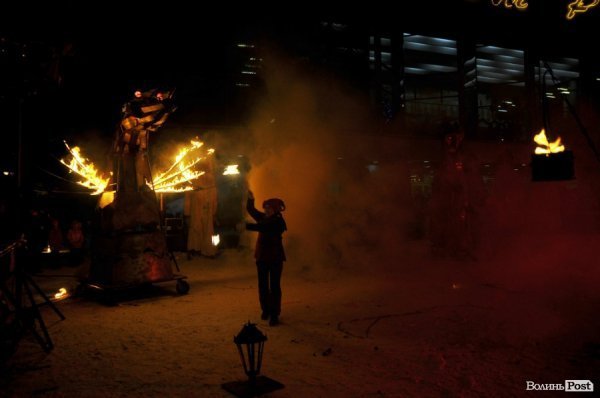 «Різдво у Луцьку»: вражаюче театральне дійство від гостей зі Львова