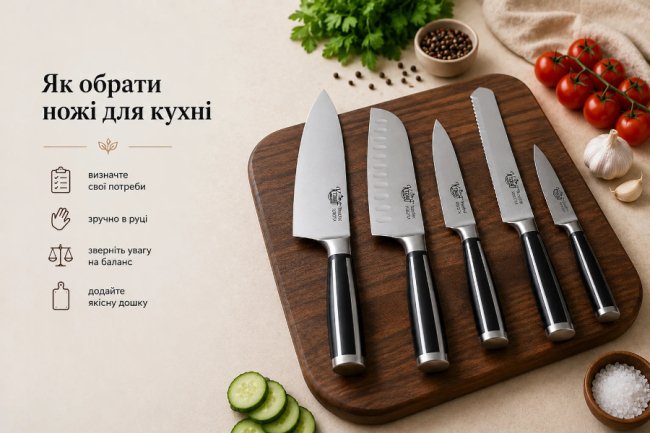 Смак починається з нарізки: як професійні ножі для кухні змінюють текстуру та сприйняття страв