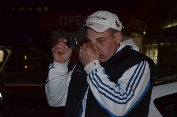 Порушник, якого затримали активісти Правого сектору