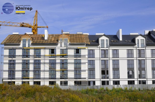 У другому будинку ЖК «Юпітер» — у розпалі внутрішні роботи*