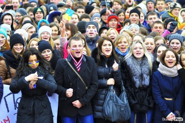 Студентський Євромітинг у Луцьку. ФОТО