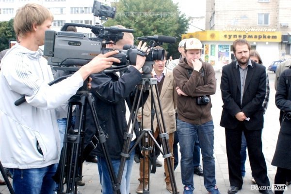 У Луцьку журналісти заявили про тиск і свавілля. ФОТО