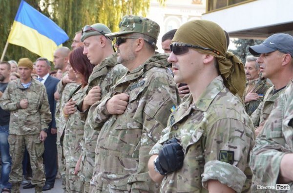 Лучани проводжали батальйон «Айдар» на Схід. ФОТО
