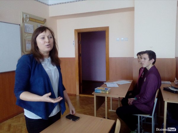 Луцький депутат провів відкритий урок у школі