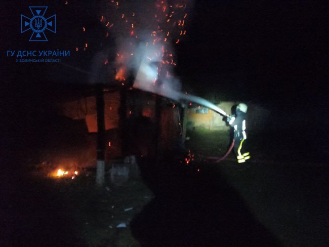 На Волині гасили пожежі у житлових будинках. ФОТО