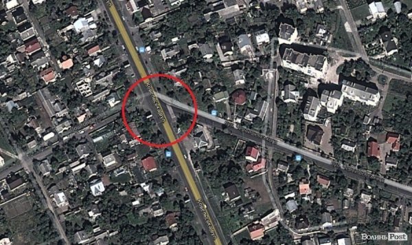 Місце, де сталося ДТП