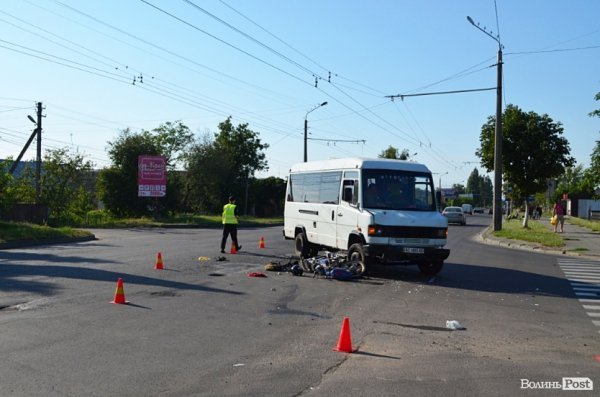 У Луцьку - ДТП. Є постраждалий. ФОТО