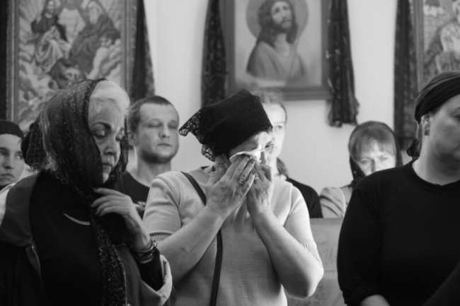 Лучани провели в останню путь Героя Володимира Бессонова