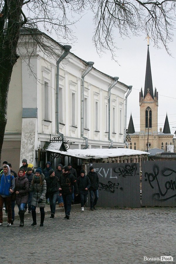 Студентський хід на підтримку євроінтеграції у Луцьку. ФОТО