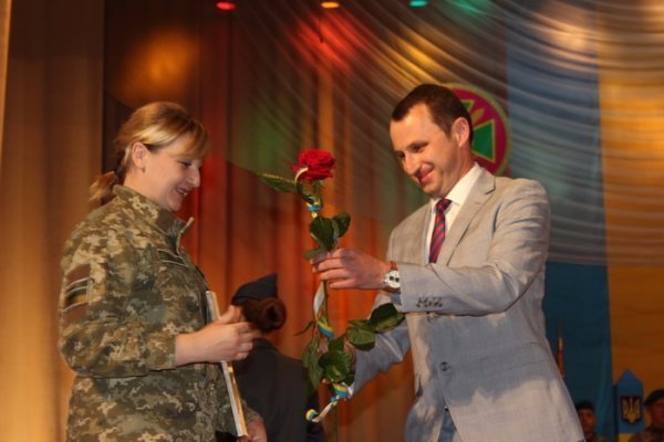 У Луцьку вручали нагороди військовослужбовцям з нагоди Дня прикордонника. ФОТО