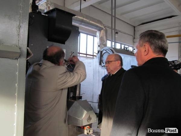 У Луцьку відкрили першу котельню на твердому паливі. ФОТО