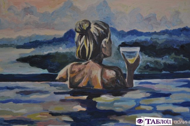 У Луцьку відкрили виставку неймовірних картин доньки загиблого героя. ФОТО