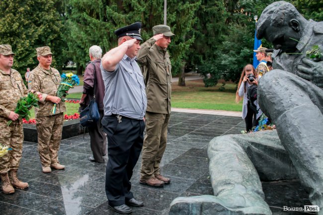 У Луцьку відзначили річницю визволення області від нацистських загарбників. ФОТО