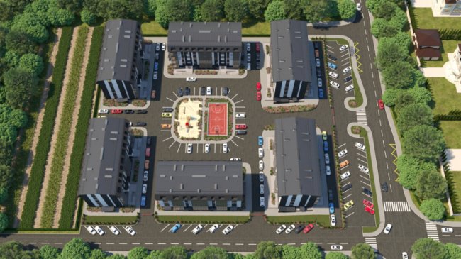 Здача нового будинку і озеленення території: затишне і сучасне житло у ЖК «Західний Олімп» під Луцьком*