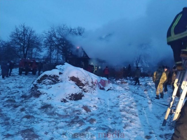 На Волині в пожежі загинув чоловік