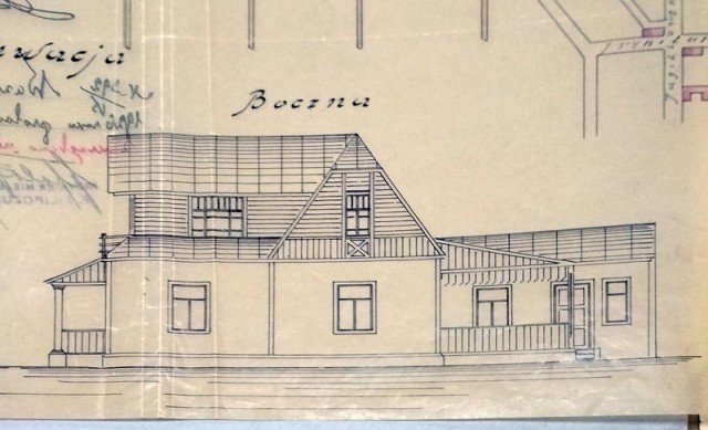 Бічний фасад розширеного будинку