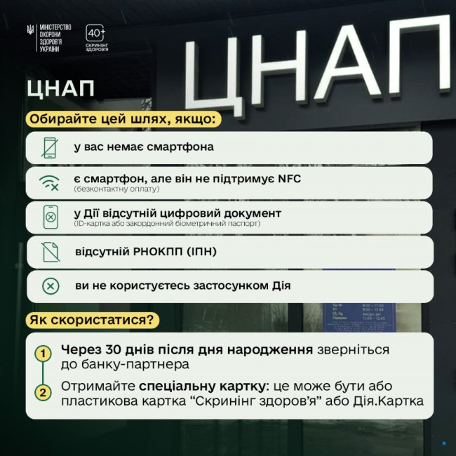 Як волинянам отримати гроші для участі в програмі «Скринінг здоров’я 40+»