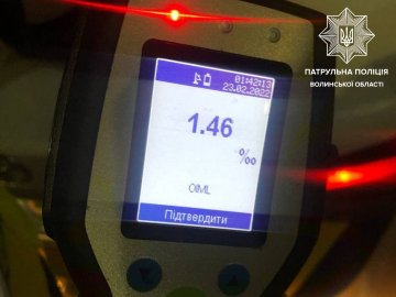 У Луцьку вночі затримали трьох п'яних водіїв