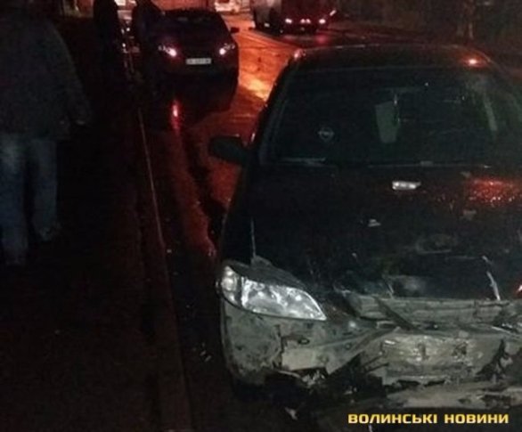 У Луцьку водій втік з місця аварії