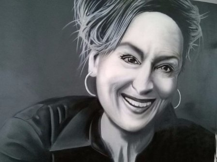 У Києві з'явився перехід з чорно-білими кінопортретами. ФОТО