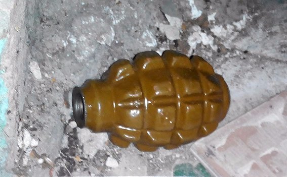 Волинянин зберігав гранату у ванній кімнаті. ФОТО