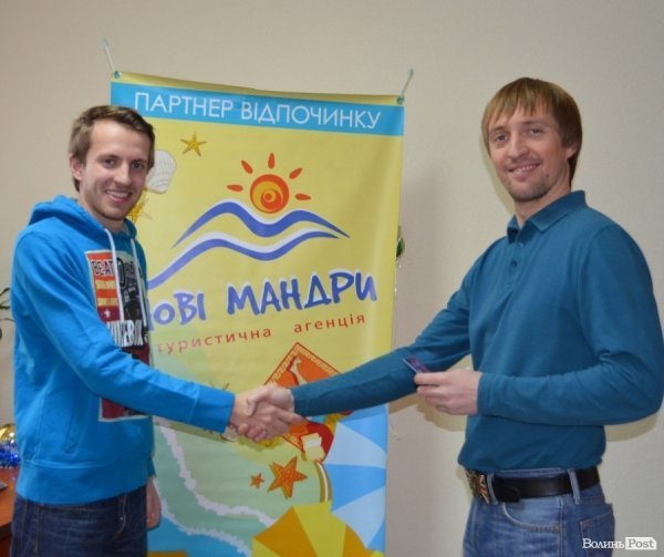 Андрій Фаткулін та директор турагенції Віталій Новицький