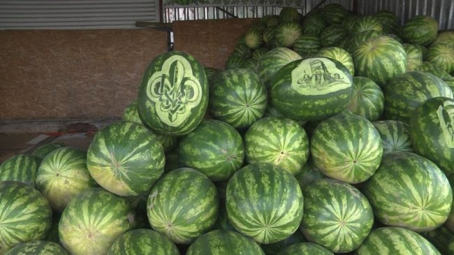 Лучанка вирізблює картини...на овочах.ВІДЕО.ФОТО